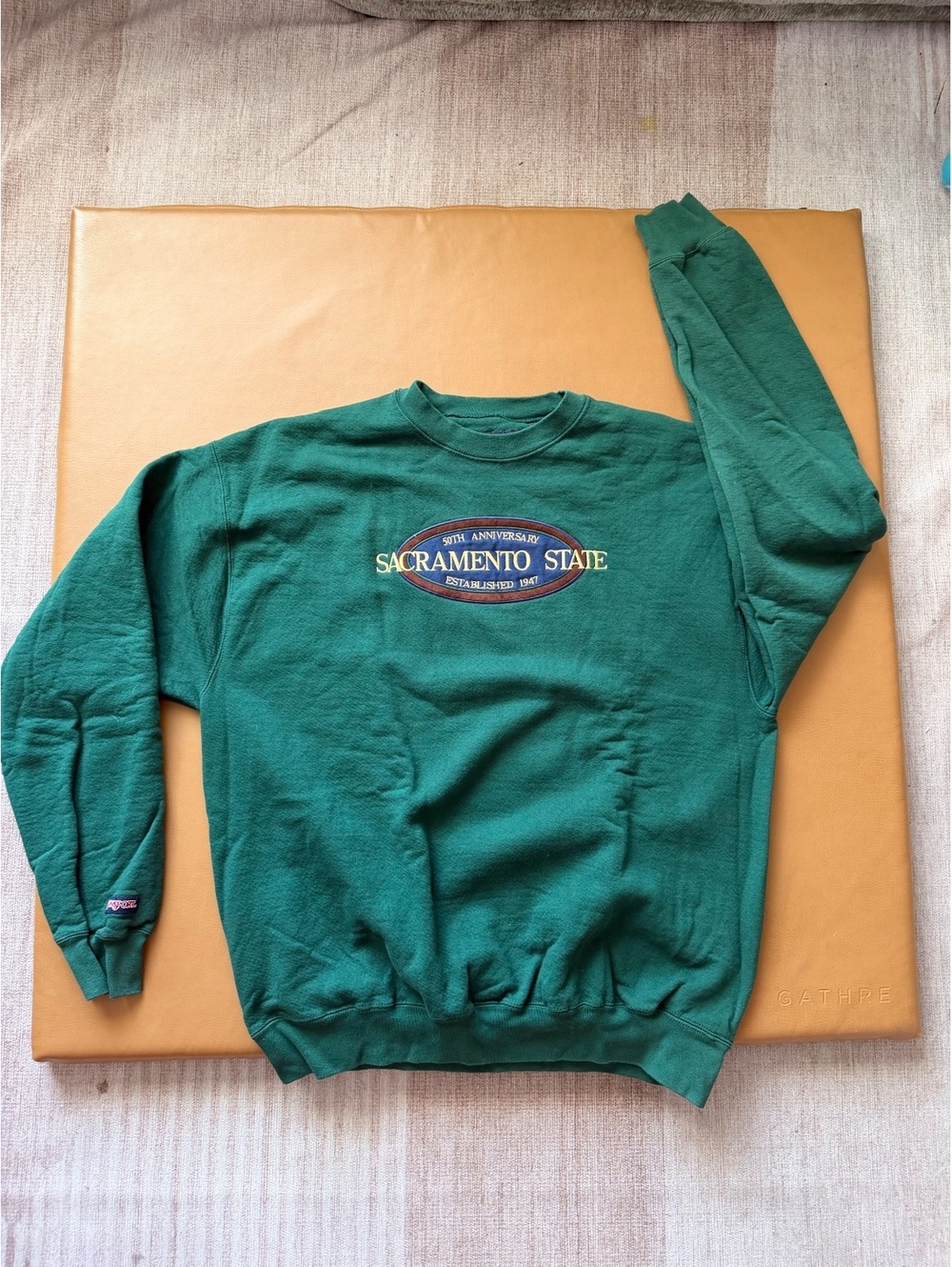 Vintage Sacramento State 50th Anniversary Green Sweatshirt,